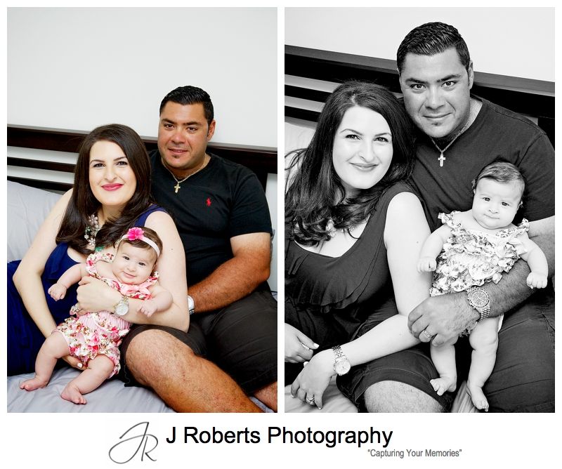 Baby Portrait Photography Sydney Family Home Revesby
